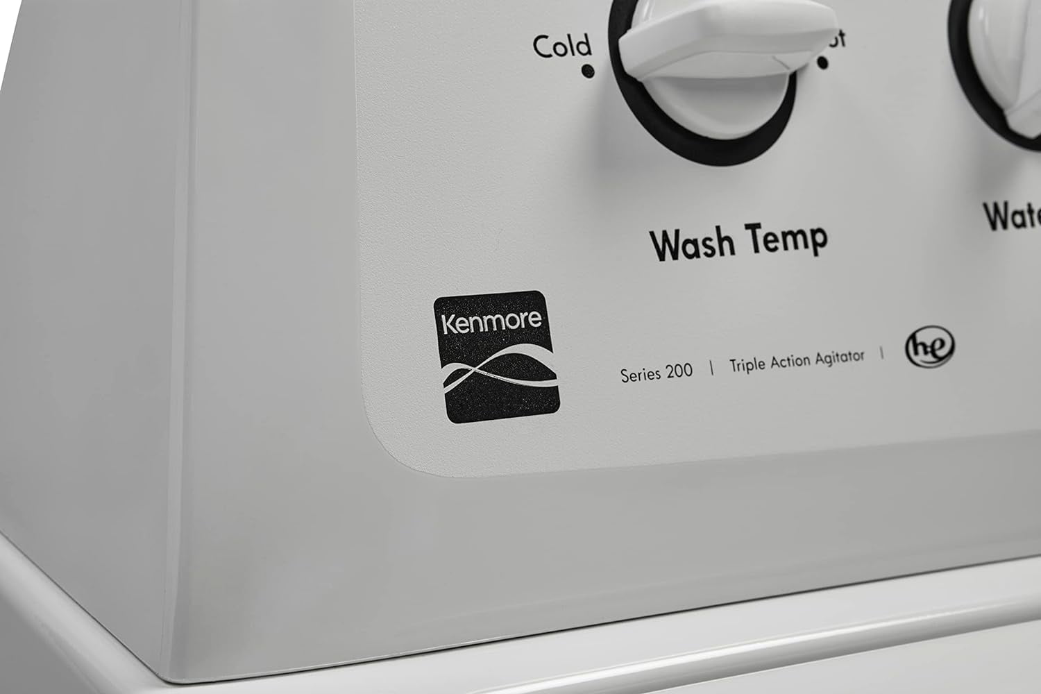 Kenmore 3.8 Cu. ft Capacity Top-Load Washer, Triple Action Agitator, 27.5" W x 27" D x 44" H, White
