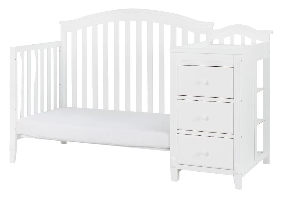 AFG Kali II 4-in-1 Convertible Crib and Changer White
