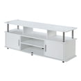 thumbnail image 1 of Pemberly Row Modern Veneer Wood TV Stand for TVs up to 60" in White, 1 of 5
