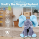 thumbnail image 3 of Elefante Peluche Musical Con Escondidillas Para Bebé Juguete Xtellar gris, 3 of 4