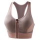 thumbnail image 1 of Sujetador deportivo con cremallera frontal para mujer, resistente a los golpes, espalda cruzada, sin costuras, realce, moldeador, deportivo., 1 of 6