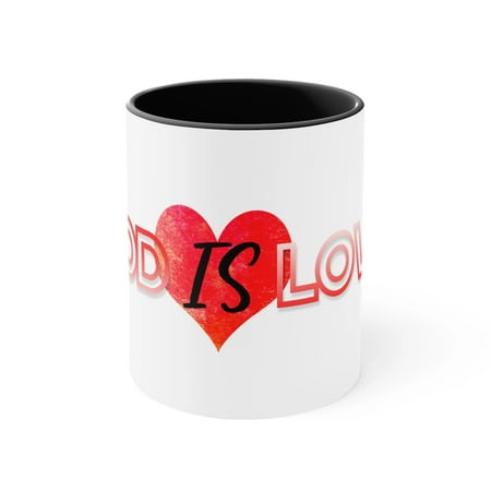 

God is Love Accent Coffee Mug 11oz