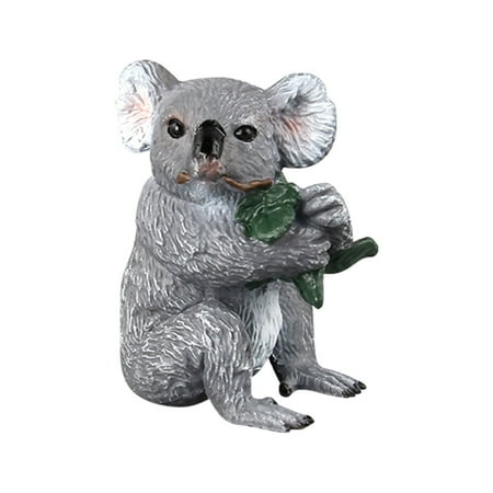 

YBWZH Hot Sale Desktop Ornament Solid Leaf Hugging Koala Koala Koala Model Hand