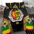 thumbnail image 1 of Senegal Juego De Cama Bandera De Senegal Color Y Escudo De Brazo Rlt6, 1 of 3