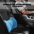thumbnail image 3 of Gmogad Lumbar Pillows, Lumbar Support Pillows For Office Chair, Ergonomic Memory Foam Back Pillows For Car, Back Support For Office Chair, Car, Bed blue, 3 of 9