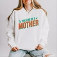 thumbnail image 6 of The Life Of A Mother Puff/Glitter - Womens Lightweight Garment Dyed Sweatshirt, 6 of 8