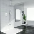 thumbnail image 2 of Kichae 12"Ceiling Mounted Shower System Rainfall Shower Head Rough-in Valve Body and Trim, 2 of 5