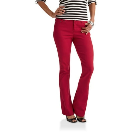 Womens coloured bootcut jeans