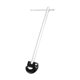 thumbnail image 2 of Llave de lavabo Herramienta de fontanero Compacta Portátil Versátil Mordaza de acero al carbono Fontanero Cabeza negra, 2 of 9
