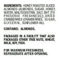 thumbnail image 6 of Fresh Gourmet Honey Roasted Sliced Almonds with Cranberries, 3.5 oz, 6 of 6
