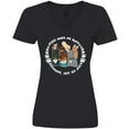 thumbnail image 3 of Inktastic Dogs Make Me Happy, Hoomans Not So Much-Cute Dog Family Women's V-Neck T-Shirt, 3 of 5