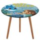 thumbnail image 1 of Baby Shark-theme Fitted Round Tablecloths Elastic Edged Table Covers Waterproof Table Cloth for Kitchen Holiday Party Tables Decor 150cm, 1 of 6