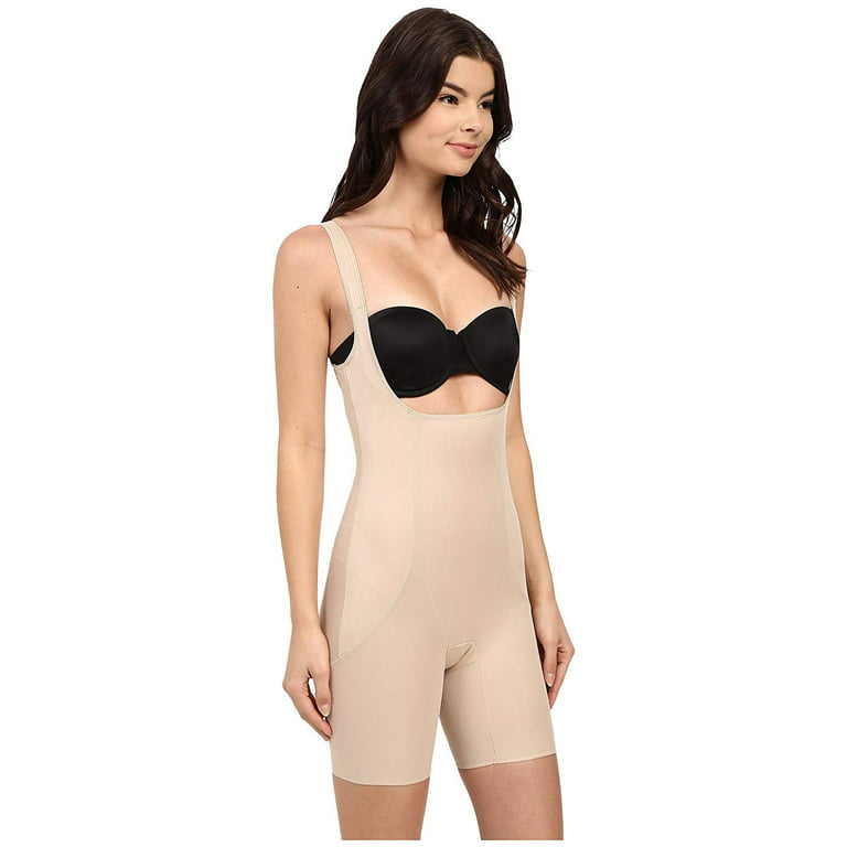 Miraclesuit Shapewear Back Magic Extra Firm Torsette Thigh Slimmer Nude