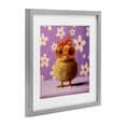 thumbnail image 2 of Stupell Industries Contemporary Bow Peep Groovy Chick Gray Framed Print Under Glass, 13 x 13, by Lucia Heffernan, 2 of 8