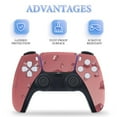 thumbnail image 4 of Skin Sticker for PS5 Slim Standard PS5 Pro Disc Digital Edition Console and Controllers Decals for Playstation 5 (Red Crystal,PS5 Slim Disc Edition), 4 of 5