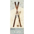 thumbnail image 2 of Sparx Studio 12x24 Black Ornate Wood Framed with Double Matting Museum Art Print Titled - Ski Aspen I, 2 of 4