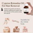 thumbnail image 4 of Aceite de Cyperus rotundus, Cyperus, aceite natural 100% puro para reducir el crecimiento del vello corporal (2 PAQUETES), 4 of 6