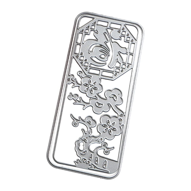 Troqueles de corte de Metal, plantilla en relieve, letrero decorativo, plantillas de año Nuevo, troqueles para bolsa de regalo de cuero, decoración,