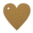 thumbnail image 2 of 500 PCS Heart Shape Blank Kraft Paper Gifts Tags Bonbonniere Wedding Favor Tags with Free Natural Jute Twine, 2 of 4