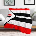 Flag of Arapaho Nation Indian reservation USA Throw Blanket Shaggy