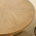 thumbnail image 6 of Steve Silver Rylie Counter Table & 4 Swivel Counter Chairs, Natural Finish, 6 of 11
