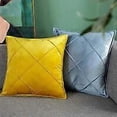 thumbnail image 2 of High Quality Velvet Cushion Cover Set, Soft and Simple, Decorative Sofa Cushion Cover (45 x 45 cm 2 Dark Green), 2 of 4