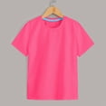 thumbnail image 2 of TOWED22 Boys T-Shirts Short Sleeve Crew Neck Soft Cotton Tees Basic Solid Color Casual Summer Tops(Hot Pink,9-10 Y), 2 of 5