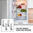 thumbnail image 2 of 10 Pcs Refrigerator Freezer Shelf Clips, Fridge Shelf Support Buttons for Small Room Cooler and Freezer Organization, 2 of 6