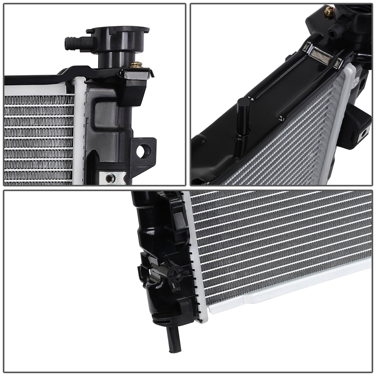 DNA Motoring 2795 Aluminum Radiator for 2005-2007 Dodge Caravan Grand Chrysler Voyager Town&Country