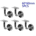 thumbnail image 1 of Handrail Brackets Set Stainless Steel Guardrail Stair Railing Supplies, 1 of 8