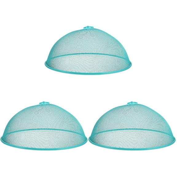 3 Pieces Picnic Mesh Screen Food Cover Meal Cover 30.00X30.00X12.00CM