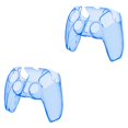 thumbnail image 3 of Funda protectora Seitruly para mango de juego PS5 Azul Transparente 2Conjunto, 3 of 6