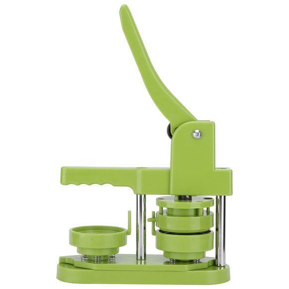 Installation-Free Button Maker 58mm Button Maker Machine Mini Insignia Making Machine Badge Punch Press DIY Pin Button Maker Press Machine With 100 Sets Of Badge Consumables