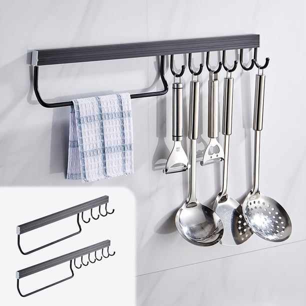 Gancho de Pared de Aluminio onlyliua para Baño Perforaciones Resistente