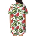 thumbnail image 6 of Sigee Watermelons for Sleepwear Casual Pjs with Pockets Women's Pajamas Sets Shorts 2 Piece Short Sleeve Lounge Sets X-Large, 6 of 9