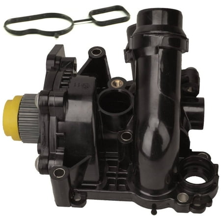 Volkswagen Jetta Radiator - Topaz 06H121026AB Water Pump with Thermostat Assembly for Volkswagen Golf Jetta GTI Passat Tiguan 2.0T 1.8T