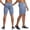 Fog Blue, variant on LYMAYTER Men Compression Shorts High Elasticity Male Sport Shorts Leggings Yoga Jogger Pants S-3XL