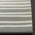 thumbnail image 3 of SAFAVIEH Kids Barcode Striped Wool Area Rug, Grey/Multi, 4' x 6', 3 of 6