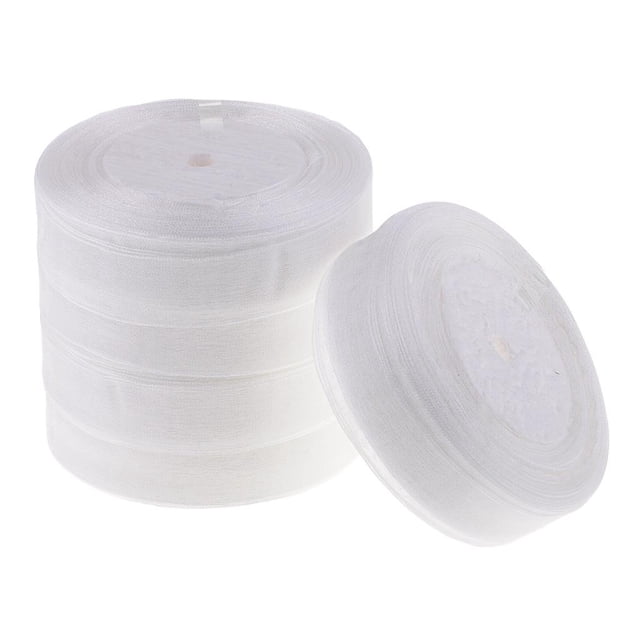 Cinta de gasa (5 unidades), cinta decorativa para bodas, cinta de regalo, color y tamaño a elegir. 20mm