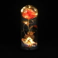 thumbnail image 1 of Luz rosa Ecomeon 24 KB cristal laminado en tallo largo rosa para aniversario y San Valentín, 1 of 6
