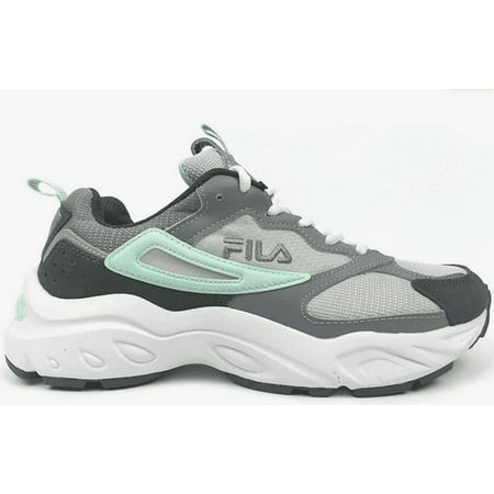 Fila Recollector Womens Athletic Sneakers Shoes - Grey/White/Mint - Size 10 US