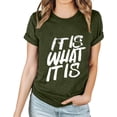 thumbnail image 2 of Kayannuo Womens Tops Shirts for Women Valentine's Day Women's 2024 Spring And Summer Casual Daily Round Neck Short Sleeve Print Graphic T-Shirt Short Sleeve Round Neck Top/Shirt, 2 of 7