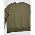 thumbnail image 4 of Champion Men's Authentic Originals Sueded Fleece Sweatshirt, Green Luck Heather, Small, 4 of 4
