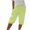 Green, variant on WIZUTIZ Workout Shorts for Women Leisure Wide Leg Active Loose Shorts Mid Rise Solid Shorts Knee-Length with Pockets Jogging Tie Side Trousers for Ladies Thin Gym Blue Linen