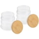 thumbnail image 3 of Glass Storage Jars 2Pcs Small Sealing Honey Tea Storage Bottles For Food Storage 8X7.5X7.5CM Moisture-proof, 3 of 3