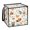 Cute Woodland Animals, variant on Home Organizer Foldable Fabric Storage Bin With Handle Cute Flowers Ladybugs