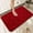 Red, variant on PLPPYFS Bath Mat Rug, Rubber Non-Slip Quick Dry Absorbent Thin Bathroom Rugs Fit Under Door Bathroom Floor Mats-Shower Rug for in Front of Bathtub, Sink, Shower Room (16"x24")