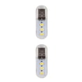 thumbnail image 4 of Seitruly Luz nocturna 3 LED 500mA 200LM 3000K/7000K Computadoras portátiles para interiores Adaptador de carga del banco de energía Lámpara de noche Cálido 2piezas, 4 of 6
