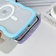 thumbnail image 6 of Compatible for iPhone 15 Pro Max Case Magsafe, Wave Phone Case Cute Water Ripple Candy Colors Frame Shockproof for iPhone 15 Pro Max Phone Case for Women 6.7 Inch - Light Blue, 6 of 9