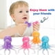 thumbnail image 3 of 3/6/12Pcs Colorful Octopus Stress Ball Slow Rebound Stress Anxiety Relief Portable Kids Teens Adults, 3 of 5